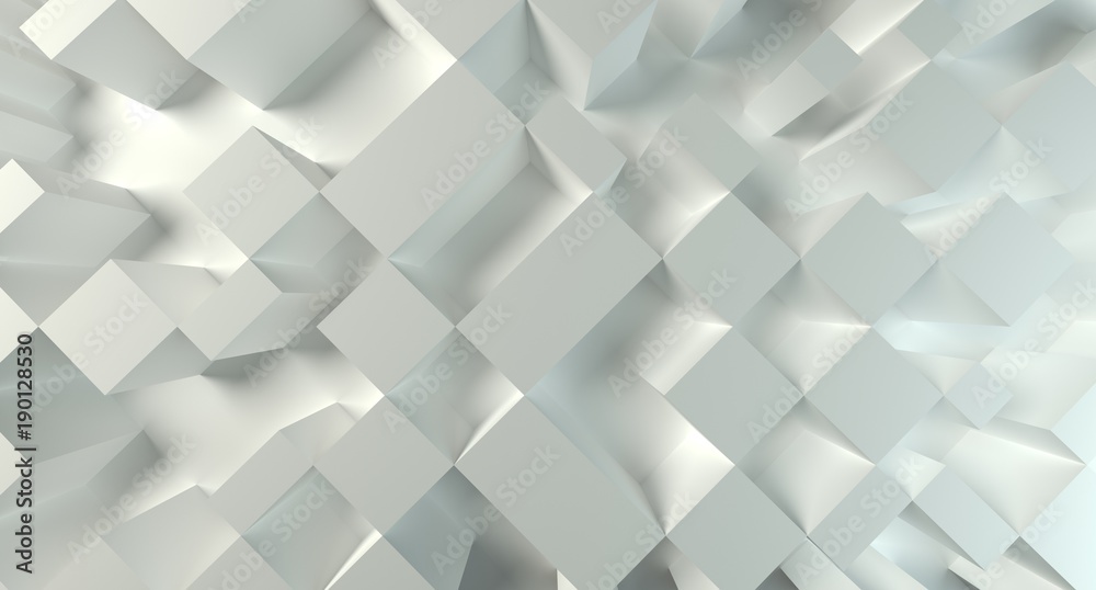 3D Rendering Of Abstract Shapes Low Poly Background 3D Rendering Of Abstract Shapes Low Poly Background