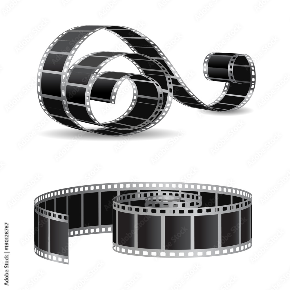 Fototapeta premium Realistic filmstrip