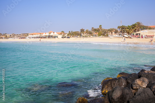 Küste, Strand Santa Maria Beach, Cape Verde, Kapverdische Inseln, Sal photo