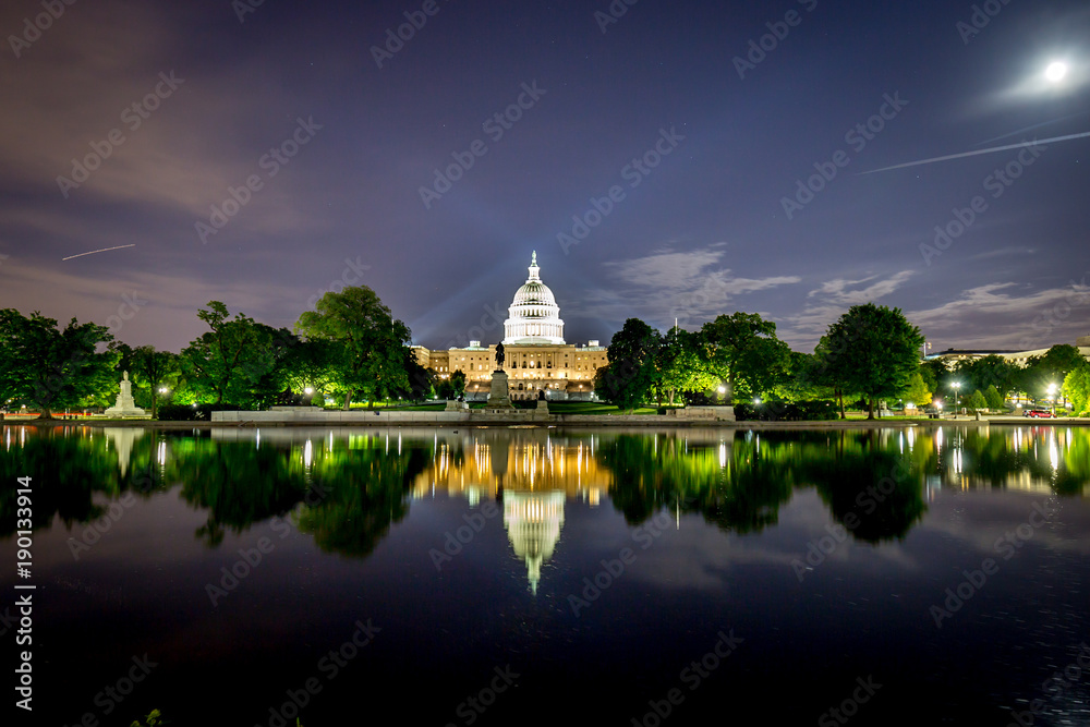 Reflection of US Capitol 4