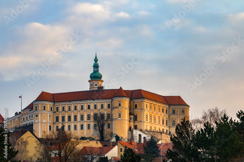 Medieval castle in historic Czech town Mikulov © Jaroslav Machacek