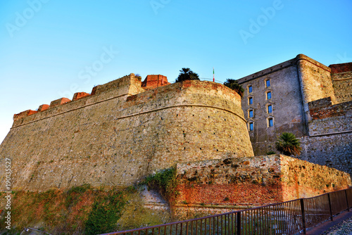 Fortification priamar Savona Italy photo