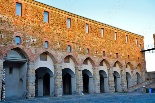 Fortification priamar Savona Italy photo