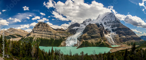 Berg Lake in Mt. Robson provincial park, Canada photo