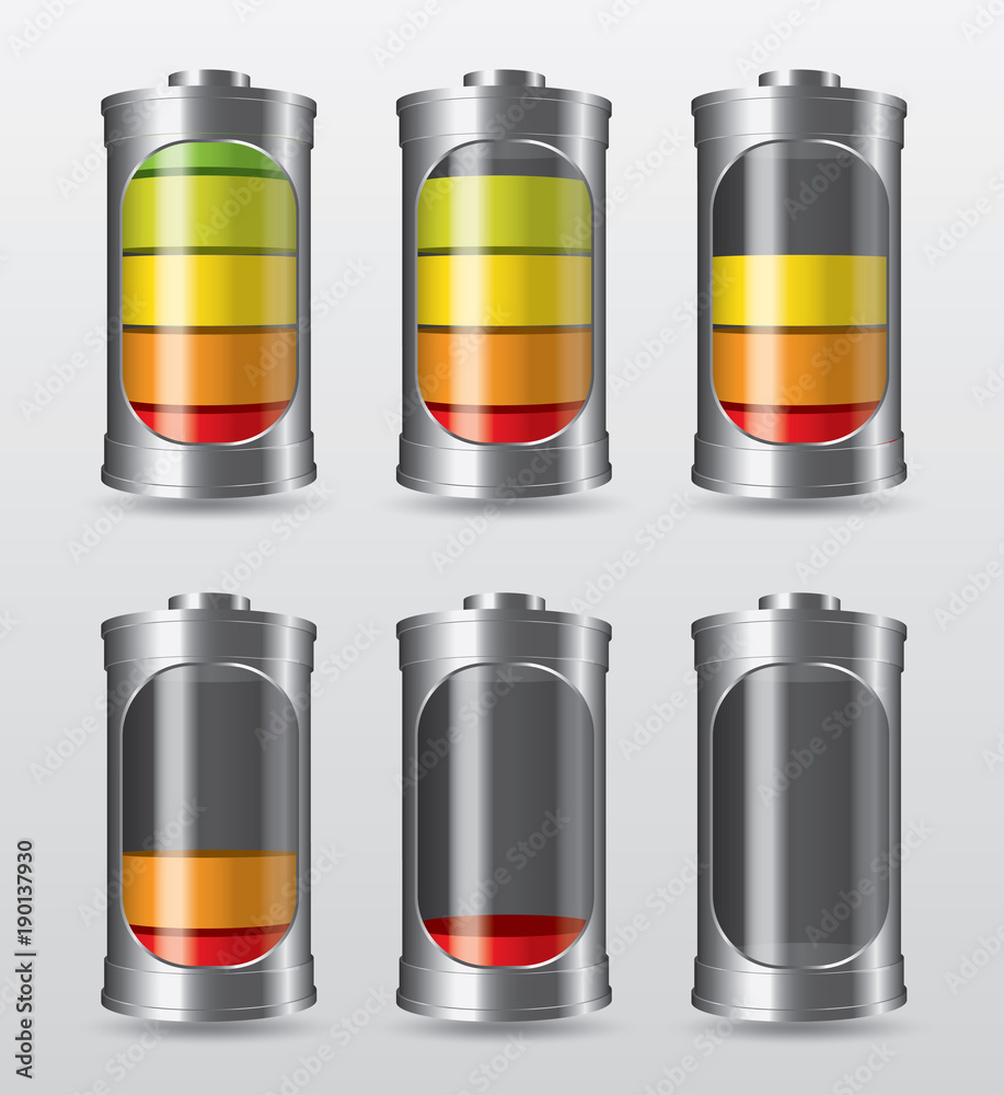 Batterie multicolore Batterie multicolore