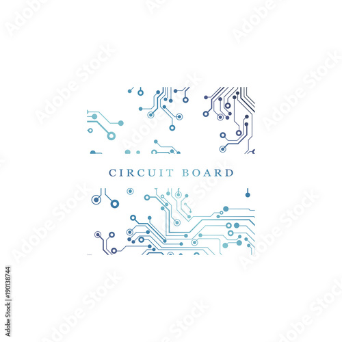 Circuit board  digital technology background. Vector illustration. EPS 10.