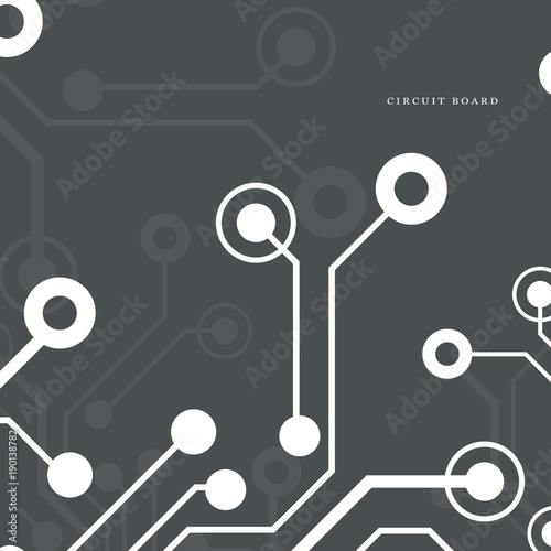 Circuit board, digital technology background. Vector illustration. EPS 10.