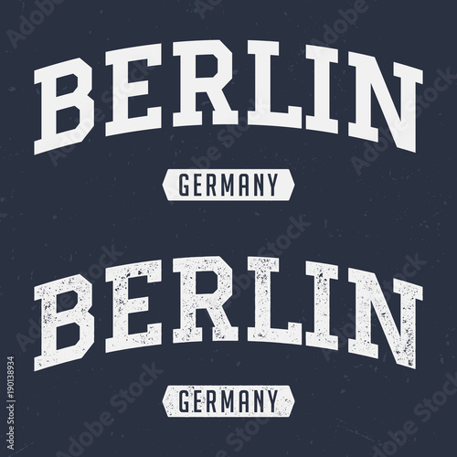 Berlin Germany - Tee Design For Print