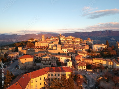 Montefalco, Umbria, Italy. The center of winemaking of Umbria