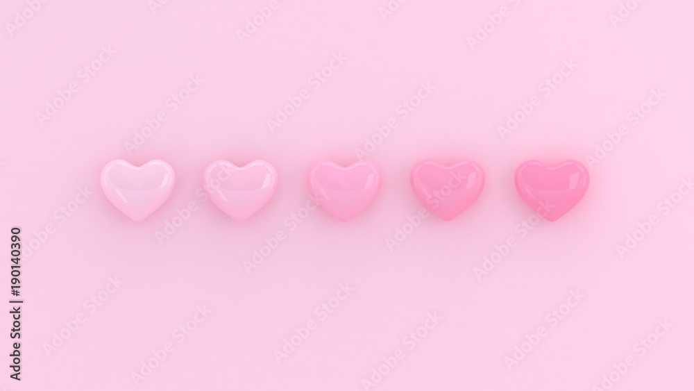 Hearts background. Valentines day. 3d heart. Love wallpaper. Propsal. Wedding banner. Engagement. Marriage celebration. Datting. Romantic poster. Passion. Love symbol. Modern 3d render.