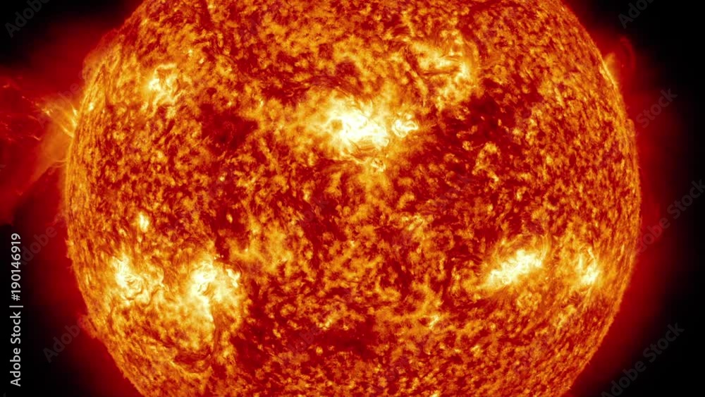 Solar 1003: The surface of the sun flares with solar energy.