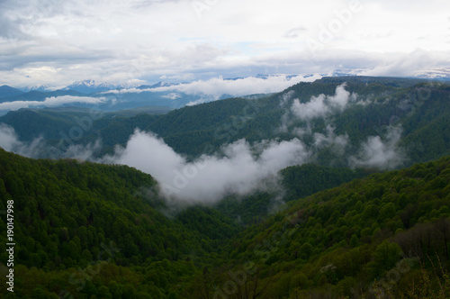 Mountain landscape. Caucasus. Russia.