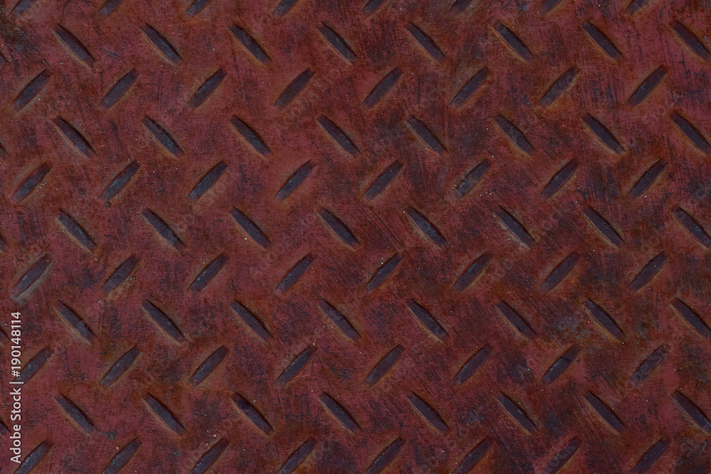 Heavy Iron Diamond Plate Abstract Texture Background