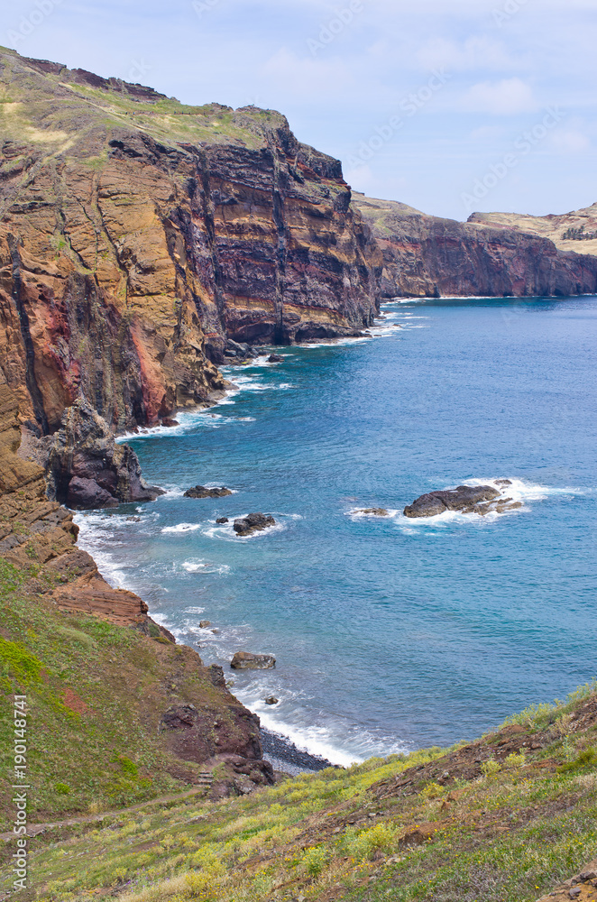 Cliffs of Ponta de Sao Lourenco peninsula - Madeira island
