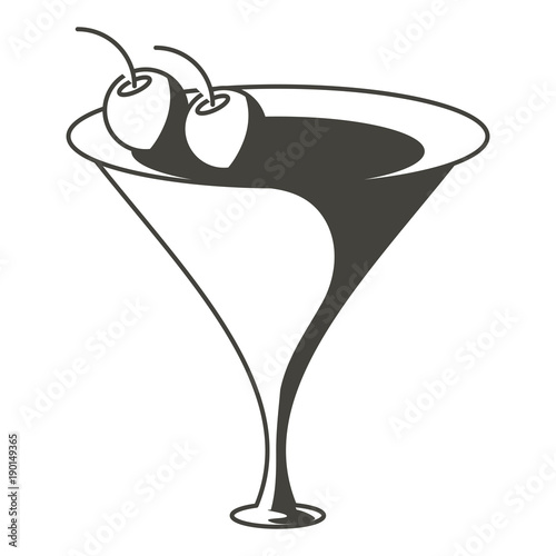 Martini cocktail icon