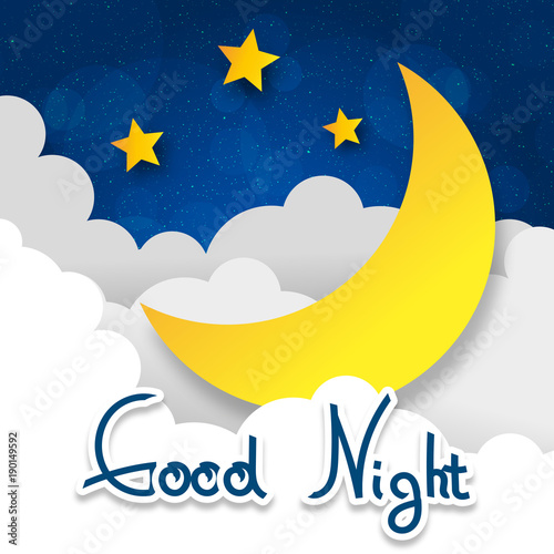 Retro illustration moon