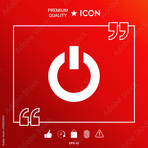 Power button icon