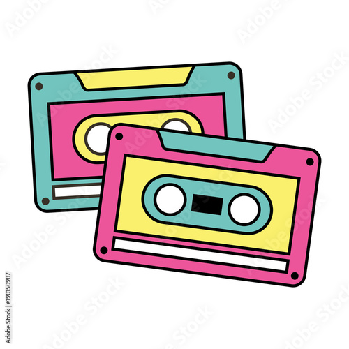 cassettes recorder tape music vintage