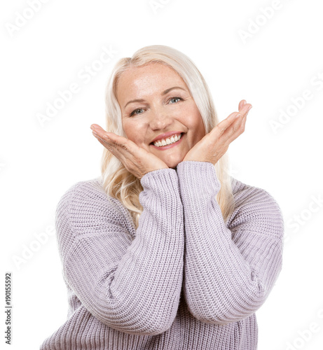 Portrait of mature smiling ...