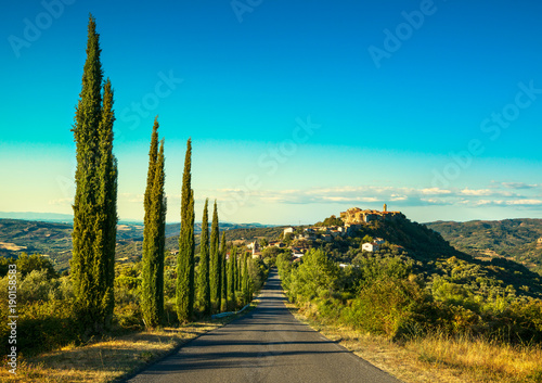 Tuscany  Montegiovi village. Monte Amiata  Grosseto  Italy