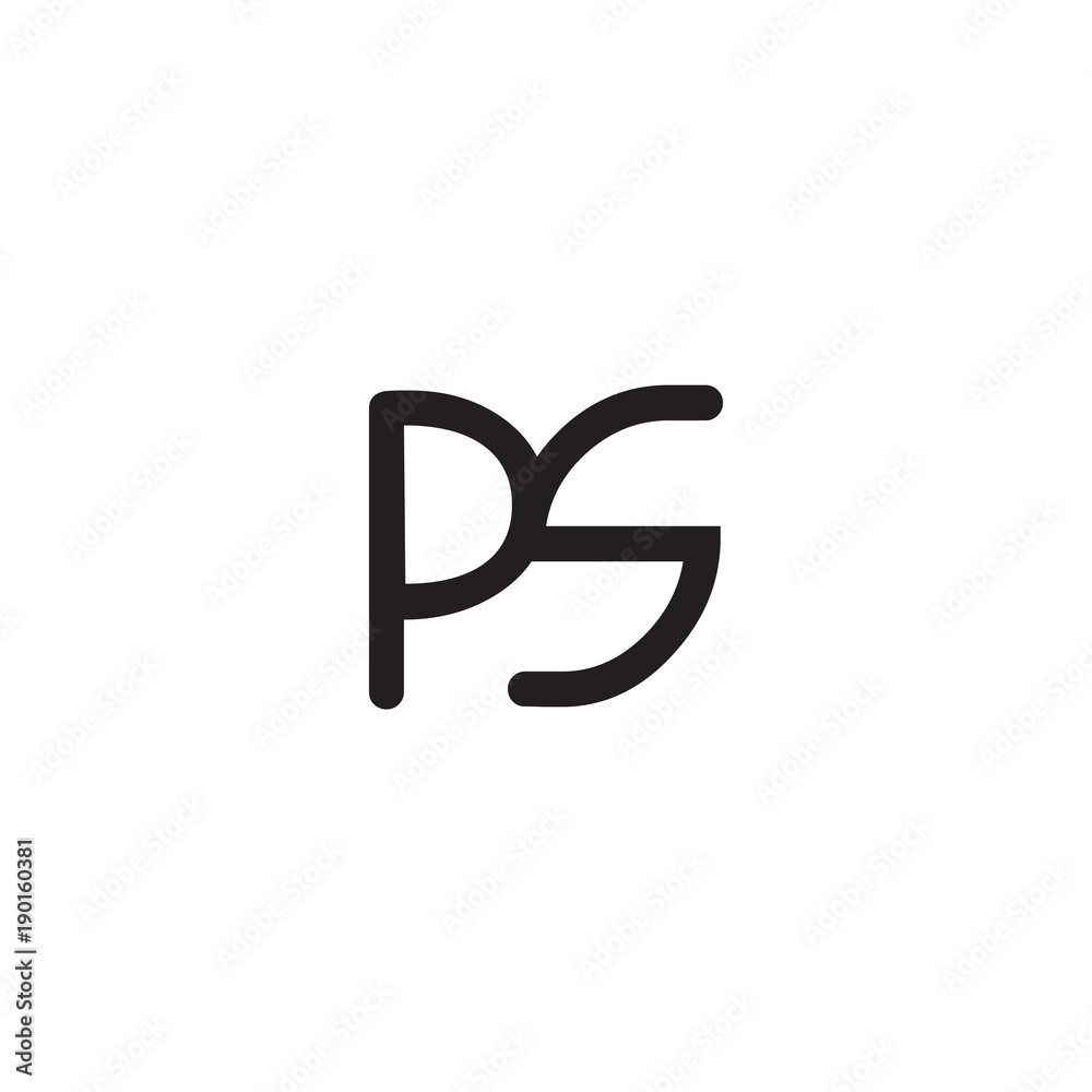 initial letter rounded logo modern initial letter rounded logo modern