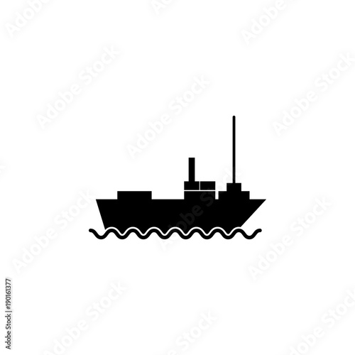 cargo Ship icon. Oil an gas icon elements. Premium quality graphic design icon. Simple icon for websites, web design, mobile app, info graphics