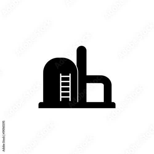 Refinery icon. Oil an gas icon elements. Premium quality graphic design icon. Simple icon for websites, web design, mobile app, info graphics