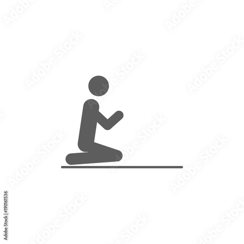 Canvas Print prayer icon