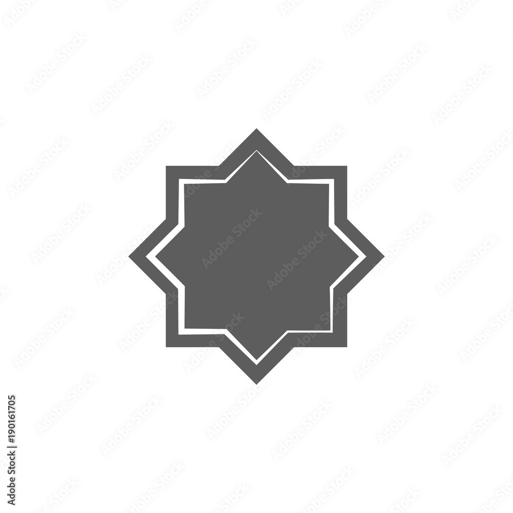 eight-pointed star icon. Elements of religious signs icon for concept and web apps. Illustration  icon for website design and development, app development. Premium icon