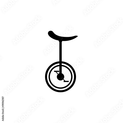 unicycle icon. Elements amusement park concept and web apps. Icon for website design and development, app development. Premium icon