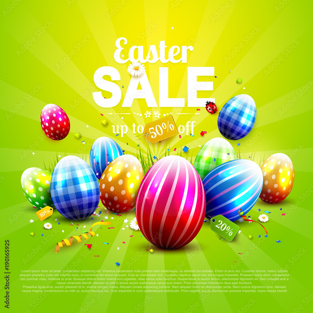 Luxury Easter sale template