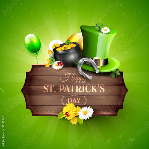 St. Patrick's Day greeting card