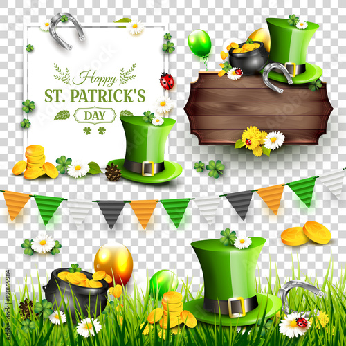 St. Patrick's Day elements collection