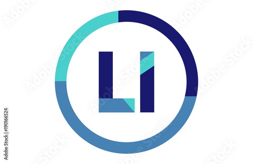 LI Global Circle Ribbon letter Logo 