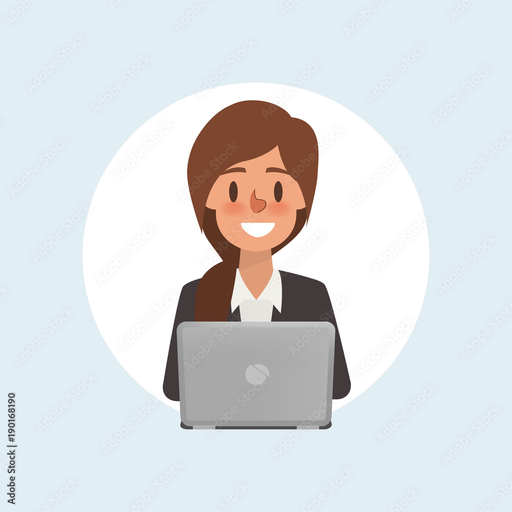 business woman character in call center. communication background. business woman character in call center. communication background.