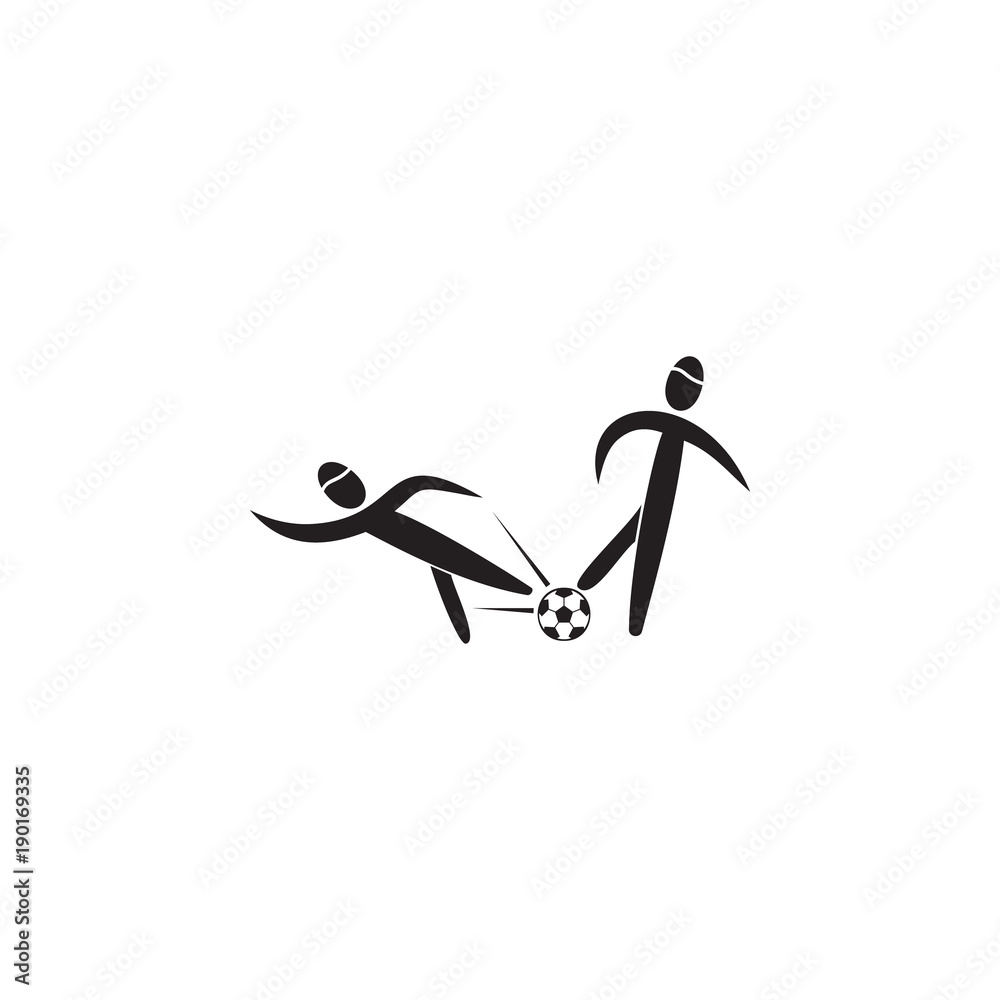 tackle in soccer icon. Element of figures of sportsman icon. Premium quality graphic design icon. Signs, symbols collection icon for websites, web design, mobile app tackle in soccer icon. Element of figures of sportsman icon. Premium quality graphic design icon. Signs, symbols collection icon for websites, web design, mobile app