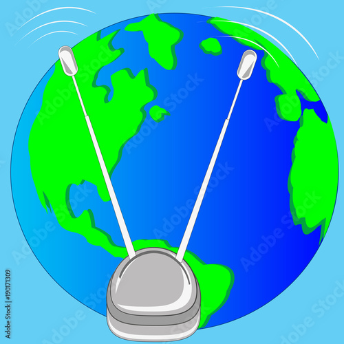 Antenna and planet land