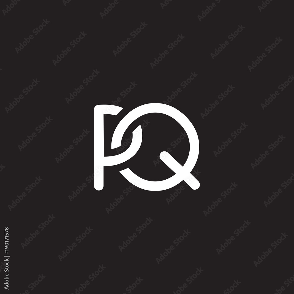 initial letter rounded logo modern white initial letter rounded logo modern white