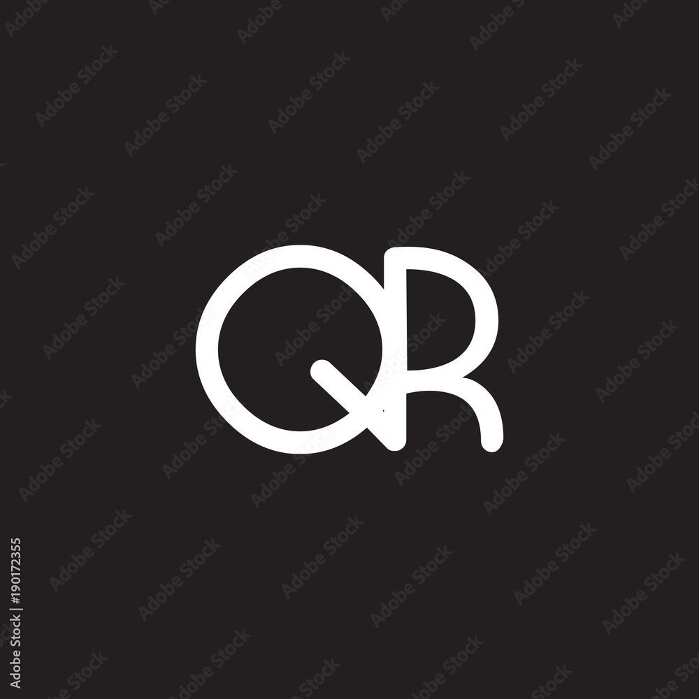 initial letter rounded logo modern white initial letter rounded logo modern white
