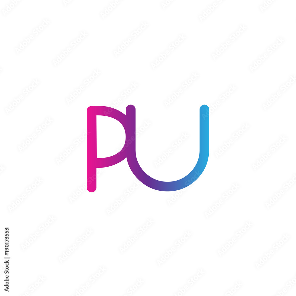 initial letter rounded logo modern, colorful gradient initial letter rounded logo modern, colorful gradient