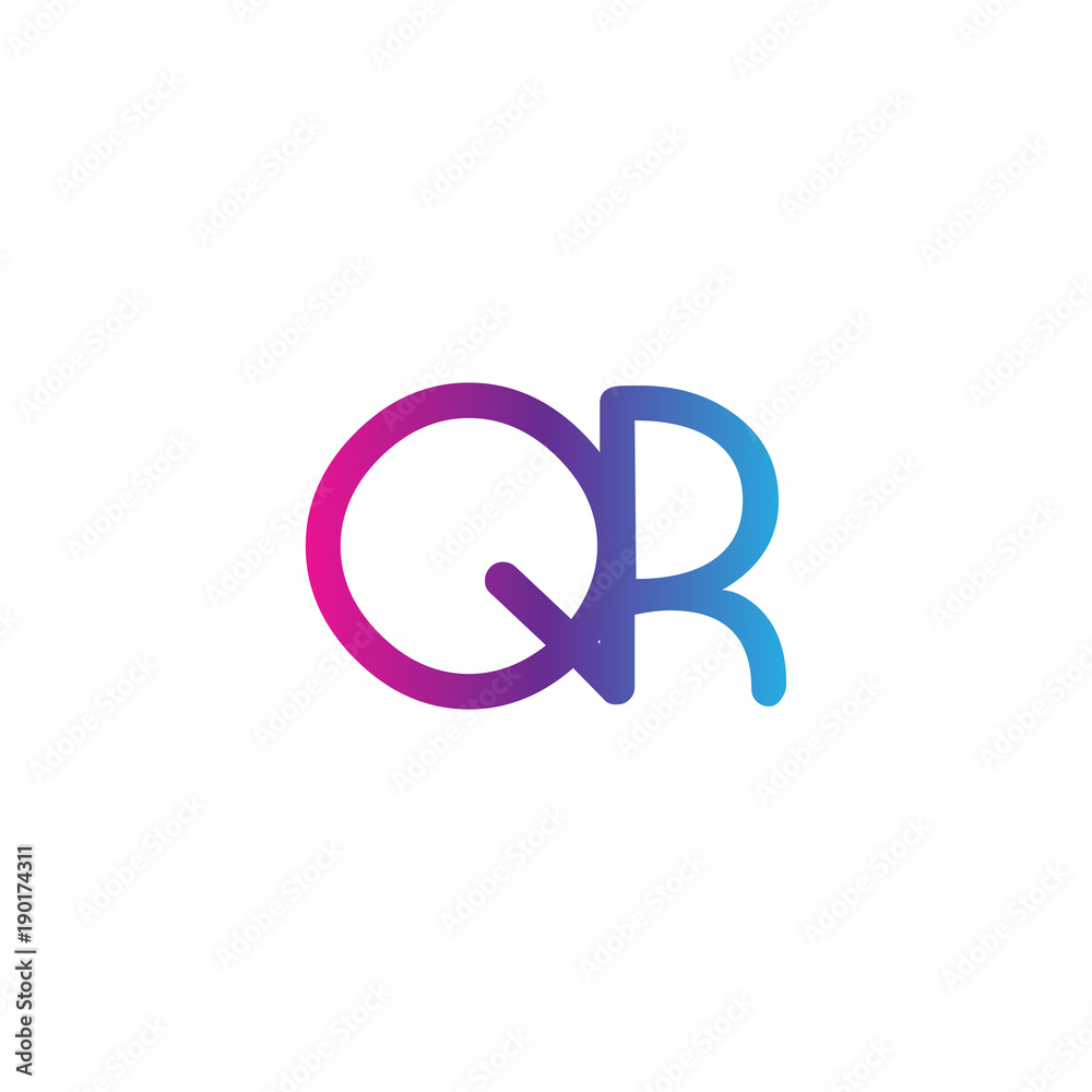 initial letter rounded logo modern, colorful gradient initial letter rounded logo modern, colorful gradient