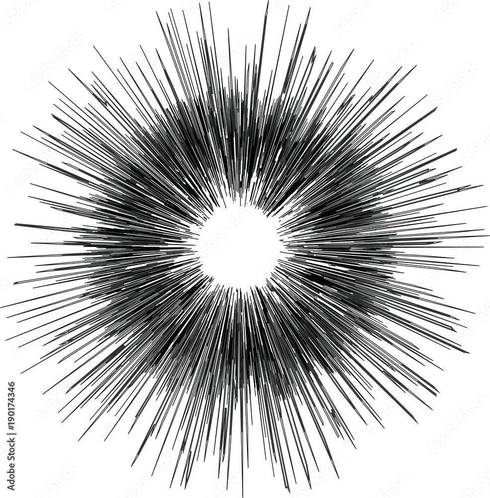 Obraz premium Cartoon effect line flash 2.eps