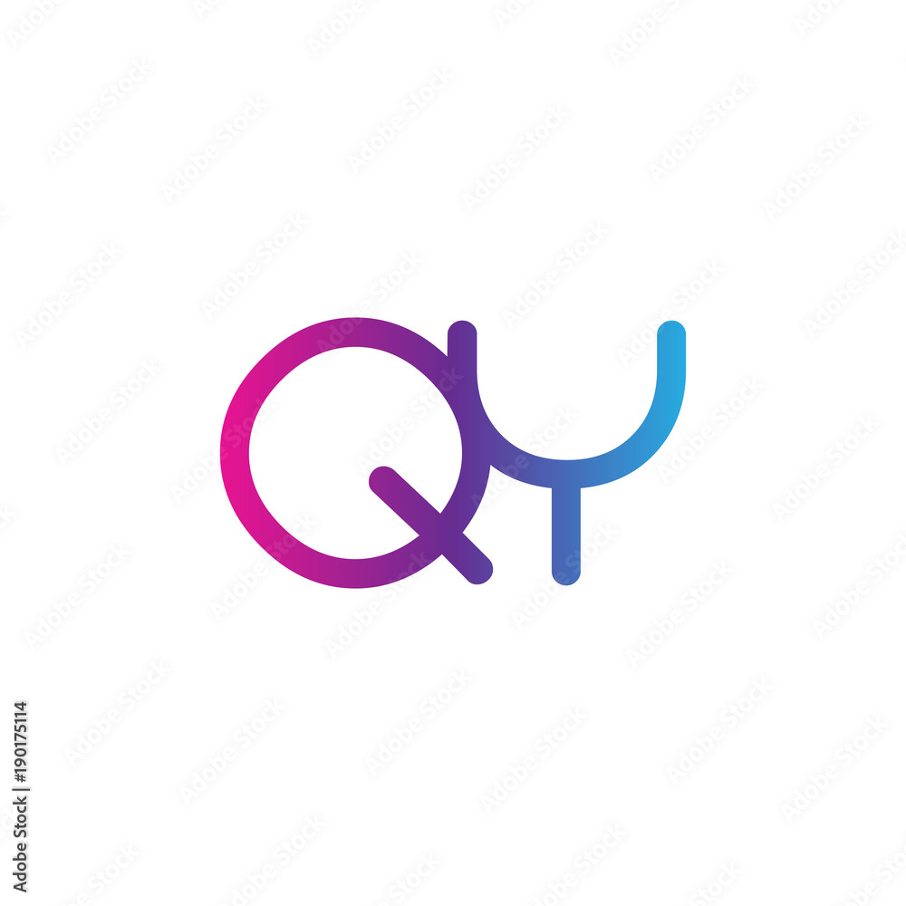 initial letter rounded logo modern, colorful gradient initial letter rounded logo modern, colorful gradient