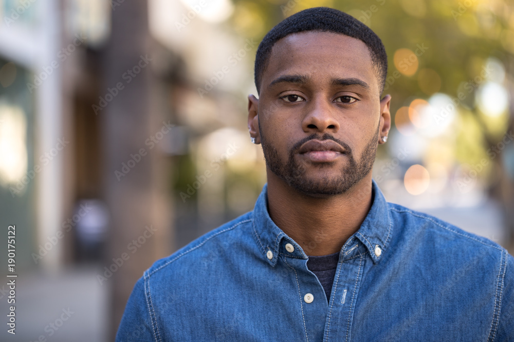 Black Man Face Stock Photos and Images - 123RF