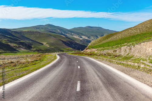 Highway in a mountainous area