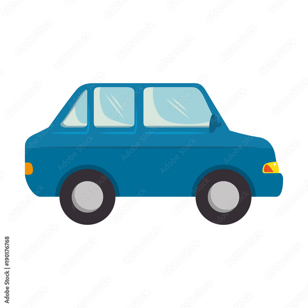 car vehicle isolated icon vector illustration design