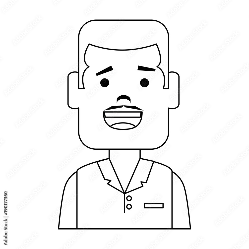 young man avatar character vector illustration design young man avatar character vector illustration design