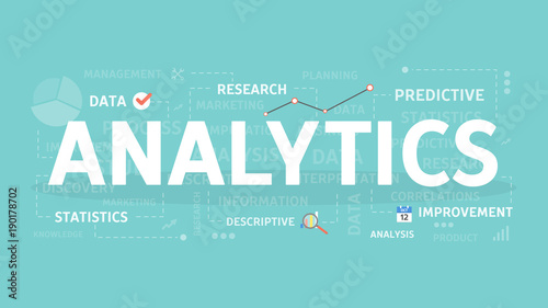 Analytics concept illustration.
