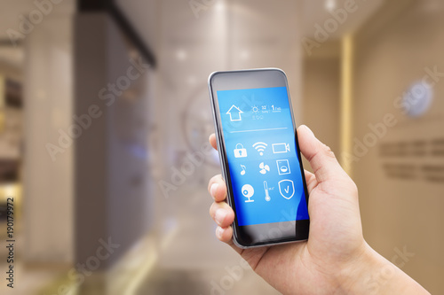 smart home system on smart phone