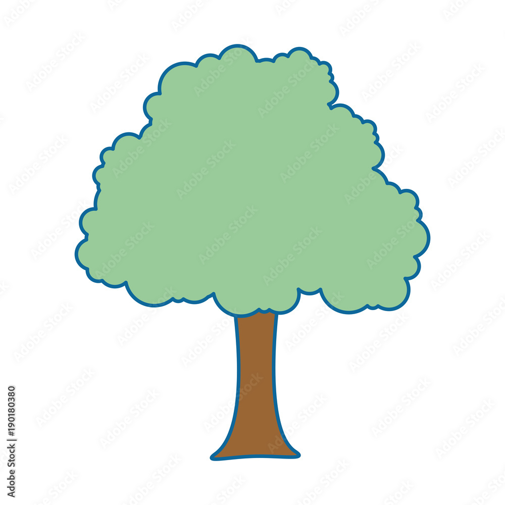 tree plant isolated icon vector illustration design